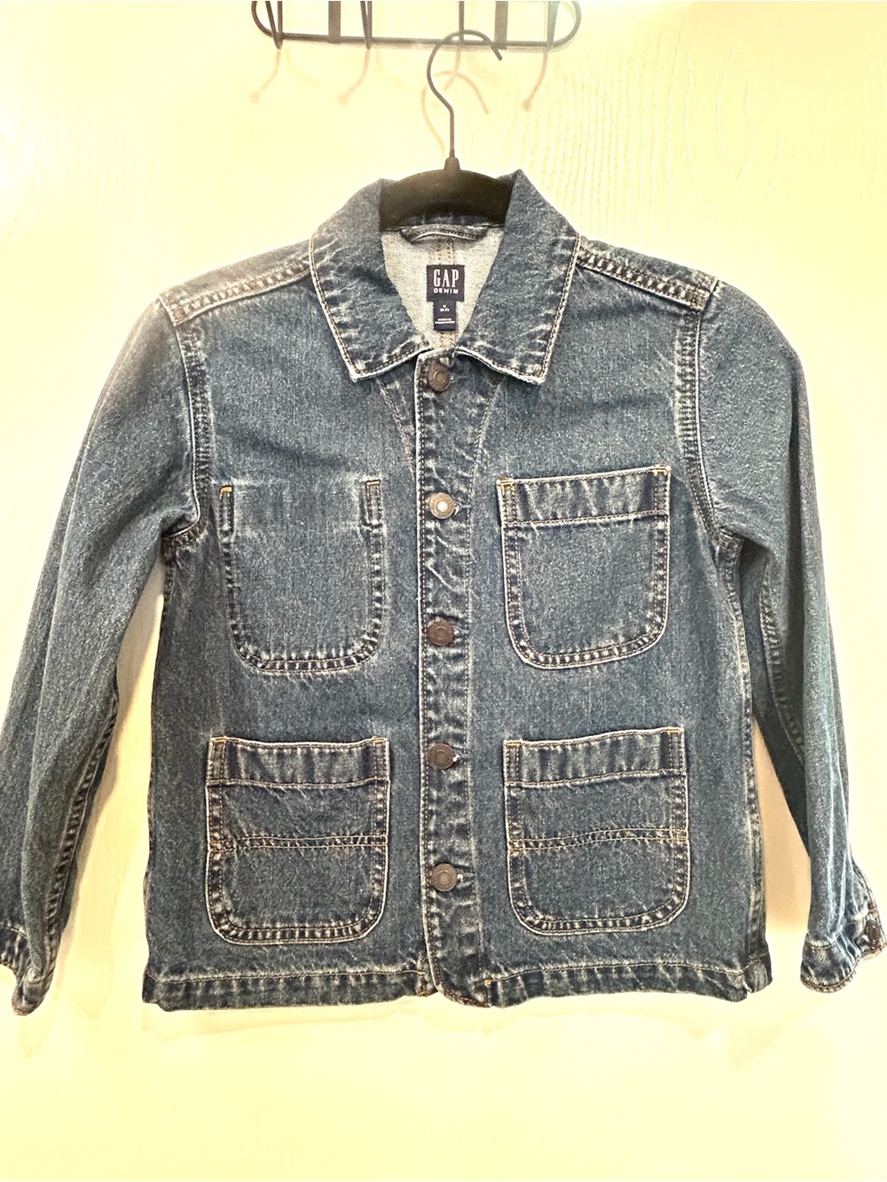 GAP Kids Blue Denim Chore Jacket